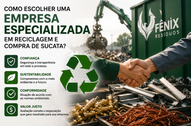Fênix Resíduos Metálicos - Como escolher uma Empresa Especializada em Reciclagem e Compra de Sucata em São Paulo?