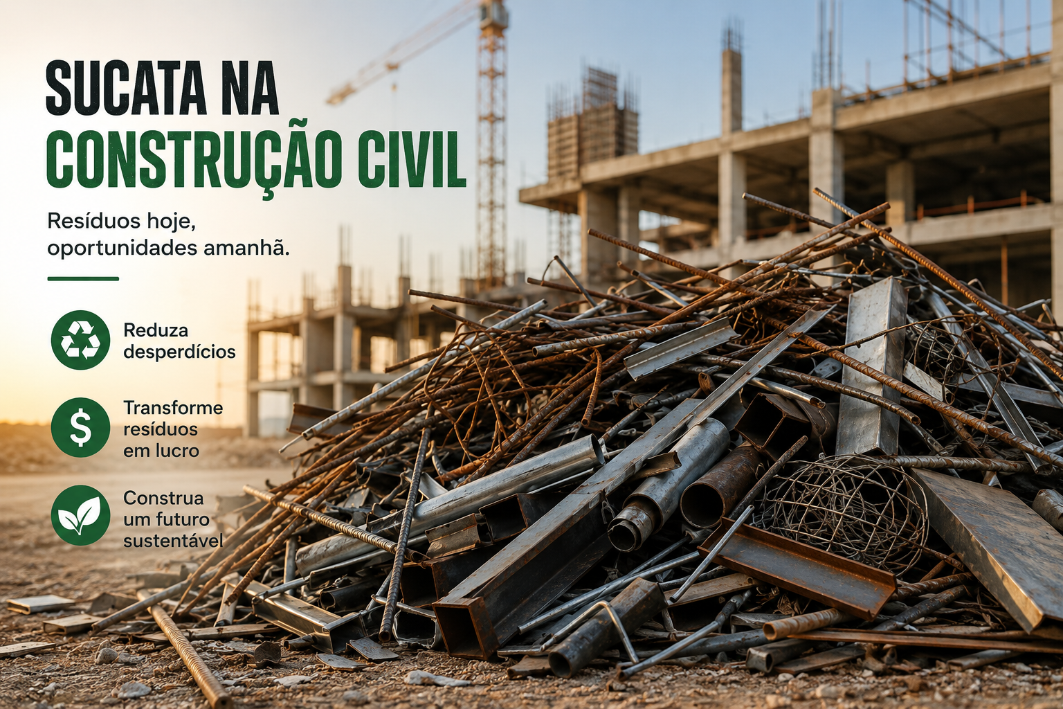 Fênix Resíduos Metálicos - Construção civil: por que vender os resíduos metálicos para empresas especializadas?